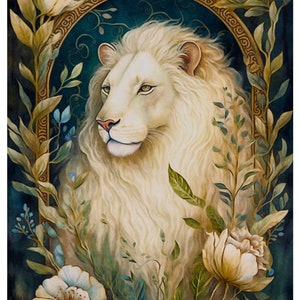 Papier de riz décoratif pour découpage, lion gothique vintage, impression d'art, scrapbooking, fabrication de cartes, décoration de meubles DIY, feuille de transfert