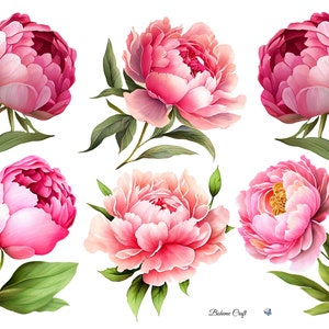 Carta di riso rosa peonia per decoupage, scrapbooking, creazione di biglietti, diari e lavori di carta decorativi.