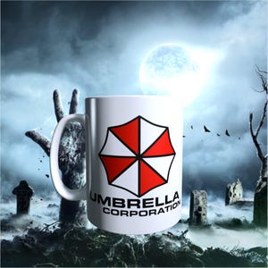 MOVIE Inspired - Resident Evil - Umbrella Corp - 11oz Coffee Mug [3 Options]