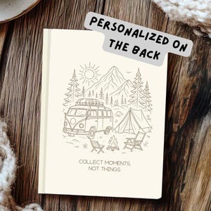 Personalized Bullet Journal A5, travel diary, camping diary for campers and travelers, perfect as a gift