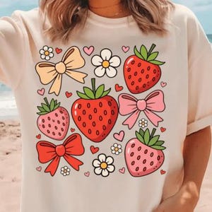 Sweet Summer Time PNG, Summer Strawberry Png, Coquette Summer Png, Retro Summer Png, Summer Checkered Png Beach Png Preppy Summer Bundle png