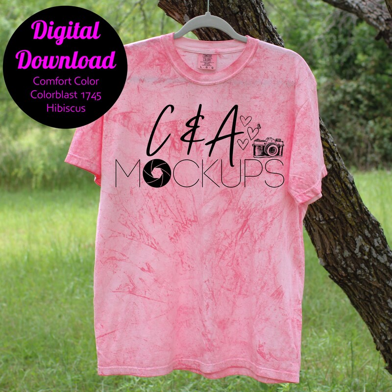 Crimped Bahia Shirt In Hibiscus