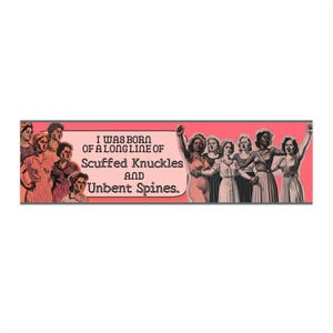 Scuffed Knuckles Bumper Sticker