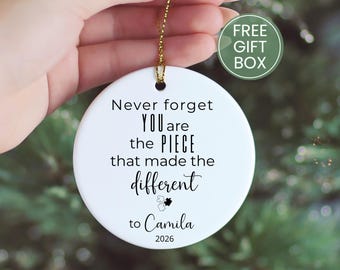 Personalized Boss Ornament, Custom Boss Christmas Ornament Gift for Boss Thank You Gifts for Boss Christmas Ornament Gift Manager Ornament