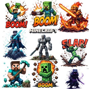 Gaming PNG Bundle: Birthday & T-Shirt Designs (Digital Download)