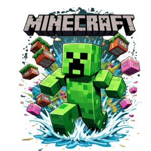 PNG pixelado / Alta resolución 4500x4500 / Descarga digital / Clipart de juegos pixelado / PNG de fiesta de gamer / Personajes y objetos pixelados