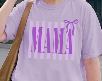 Mama Shirt, Minimal Mama Tee, Aesthetic Mom Shirt, Gift for Mom, Mothers Day Shirt, Trendy Mama Tee, Cute Mom Shirt, Comfort Colors Shirt