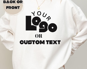 Sudadera personalizada, sudadera personalizada, logotipo personalizado, camiseta con texto personalizado, crea tu propia sudadera, camiseta personalizada para mamá, regalo personalizado