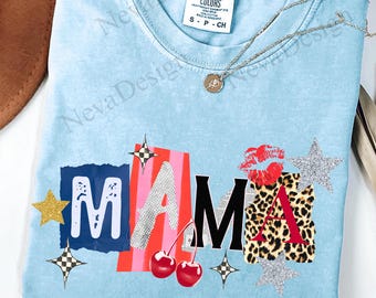 Mama Shirt, Minimal Mama Tee, Aesthetic Mom Shirt, Gift for Mom, Mothers Day Shirt, Trendy Mama Tee, Cute Mom Shirt, Comfort Colors Shirt
