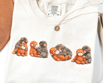 Punch Monkey Shirt, Team Punch Shirt, Viral Monkey Meme Tee, Save Punch, Trending Monkey Design, Cute Meme Shirt, Monkey Lover Gift
