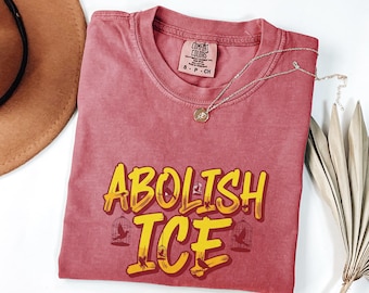 Abolish ICE Shirt, Protest Graphic Tee, Free the Kids Shirt, Immigration Rights Tee, Activist Comfort Colors Shirt