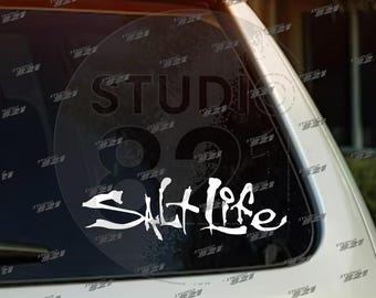 Salt Life Vinyl Decal Sticker - Die Cut watersports boating surfing Fishing