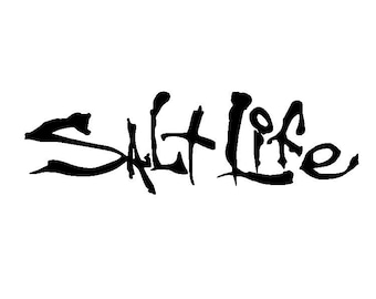 Salt Life Vinyl Decal Sticker - Die Cut watersports boating surfing Fishing