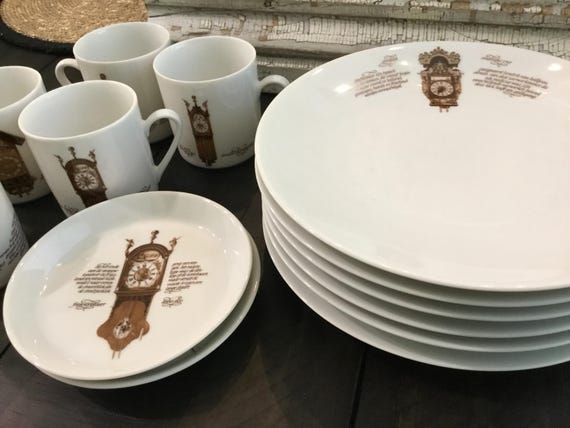 Mitterteich Porzellan Plates Cups Germany