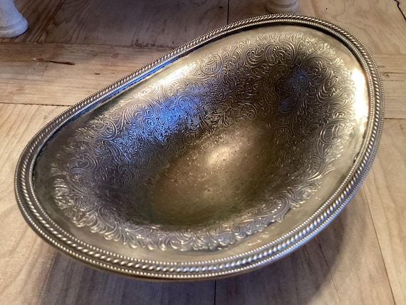 Ellis Barker English Pedestal Bowl Bon Bon Dish Silver-plated