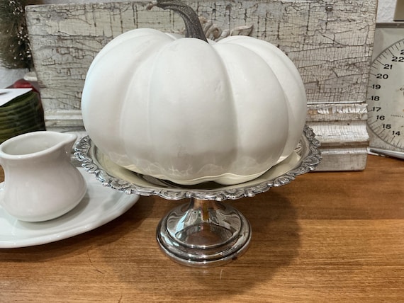 Silver Plate Pedestal Cake Stand Sheridan