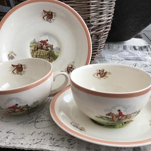 Ambassador Ware English Hunting Scene - Etsy