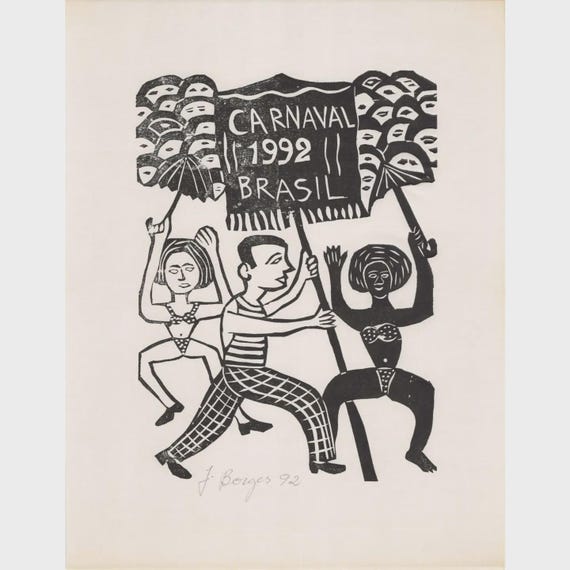 Jose Borges Woodblock Prints 1992