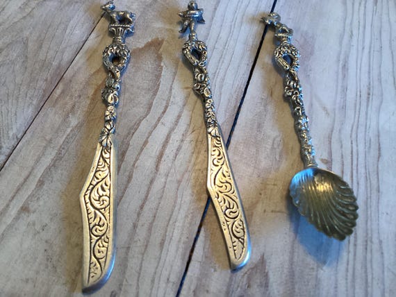 Italian Montagnani-Style Flatware Italy Vintage