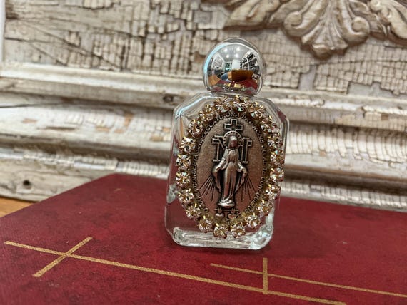Holy Water Bottle Jeweled Grace