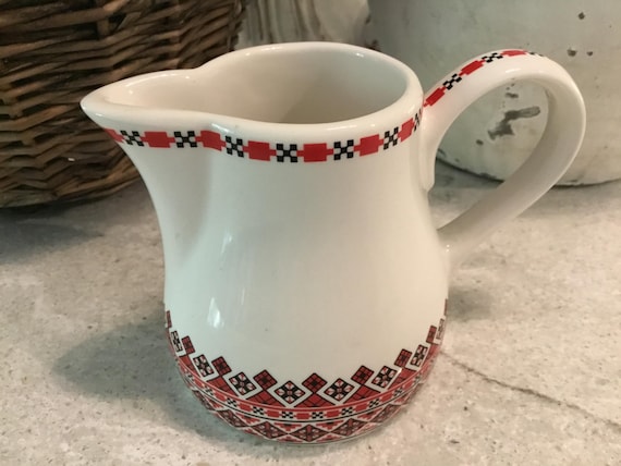 Ukrainian Art Marusha Creamer Folk Art