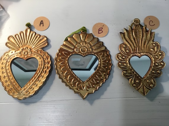 Mirrored Sacred Hearts Gold