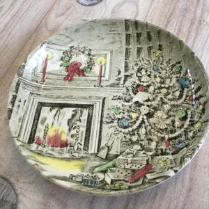 Johnson Brothers Christmas Plate - Etsy
