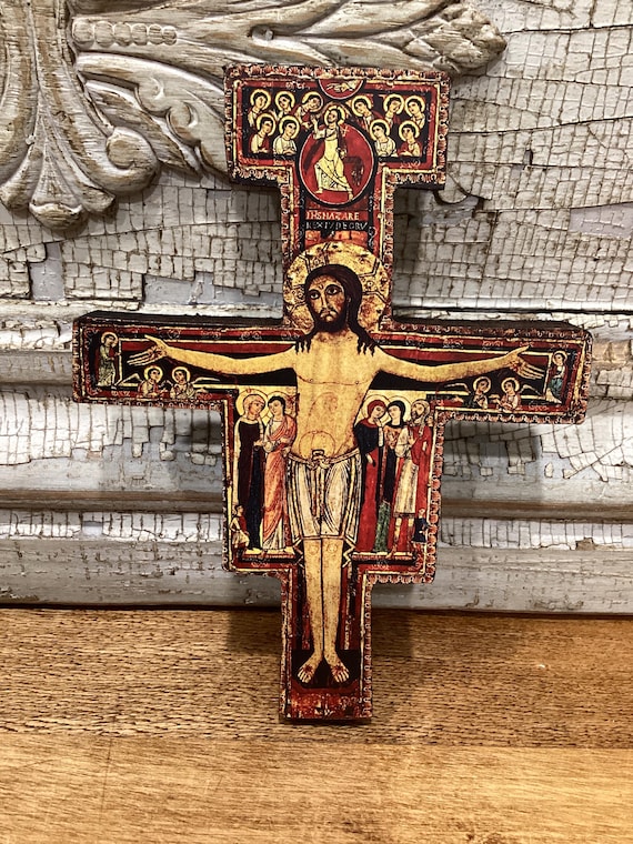 Greek San Damiano Cross Wall Decor
