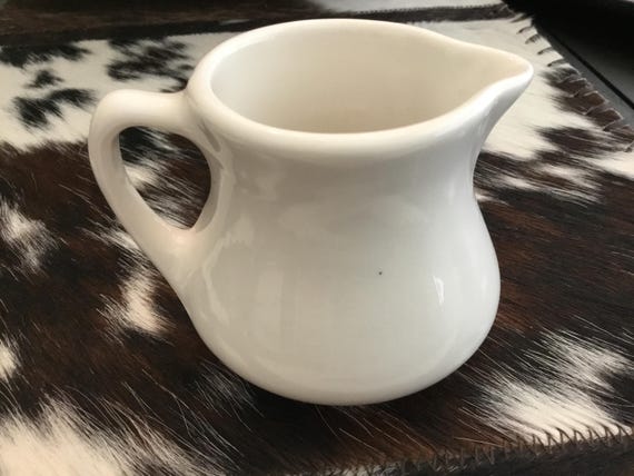 White Buffalo Ironstone Creamer Chunky Restaurantware