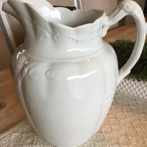 Johnson Brothers Wheat Pitcher 11” Royal Ironstone China