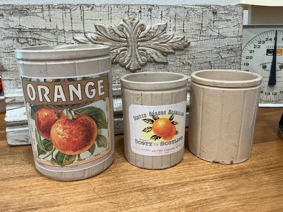 English Stoneware Jam Crock Hartley’s c1900s-1920s