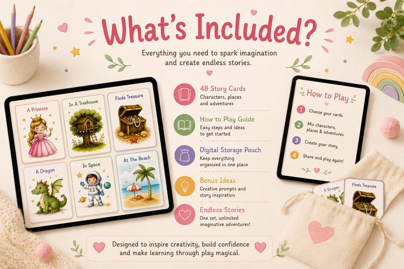 Adventure Story Cards for Kids | Printable Storytelling Game (PDF ...