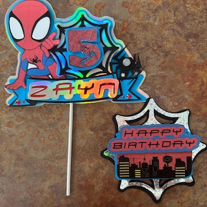 Spider-Man Cake Topper