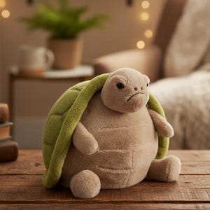 Peluche Tortue – Timmy, Animal en Peluche Doux, Cadeau Parfait pour les Amoureux des Animaux