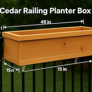 Reling plantenbak DIY-tuin