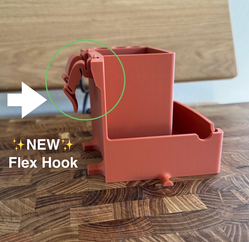 The new flex hook design accounts for slight variations in the thickness of the splash pans over the years ensuring you get the perfect fit!
