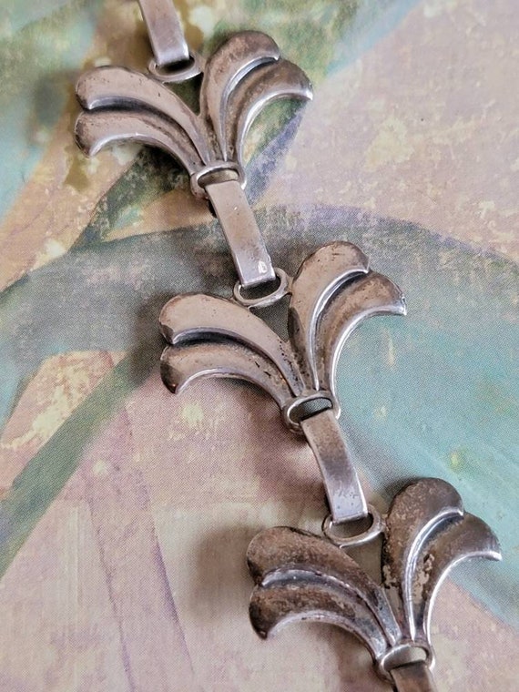 Vintage sterling silver flexible Gem