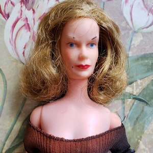 Vintage Honey West Doll: Anne Francis, Holster, Leopard Boots, 1960s