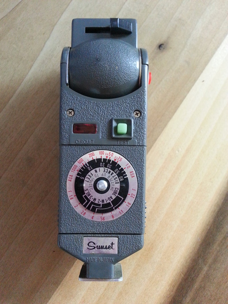 Vintage Sunset Camera Flash Made in Japan 1960s Collapsible | Etsy