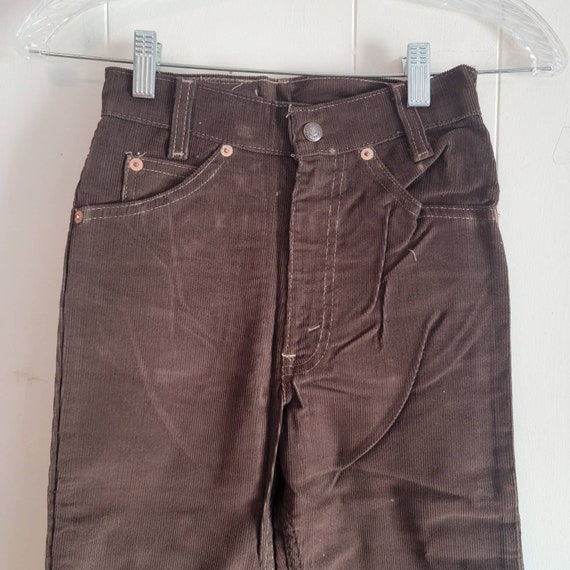 Vintage Levi's Saddleman Boot Jeans: Brown Cordur… - image 4