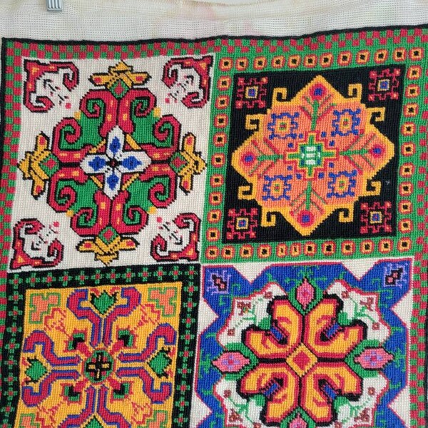 Needlepoint Pillow Etsy