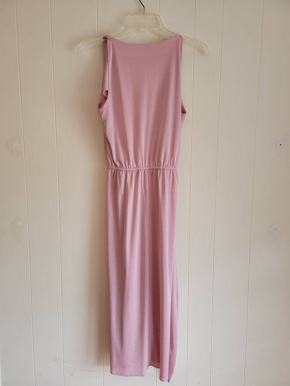 Vintage Dressy Creations New York Pink Mauve Dres… - image 4