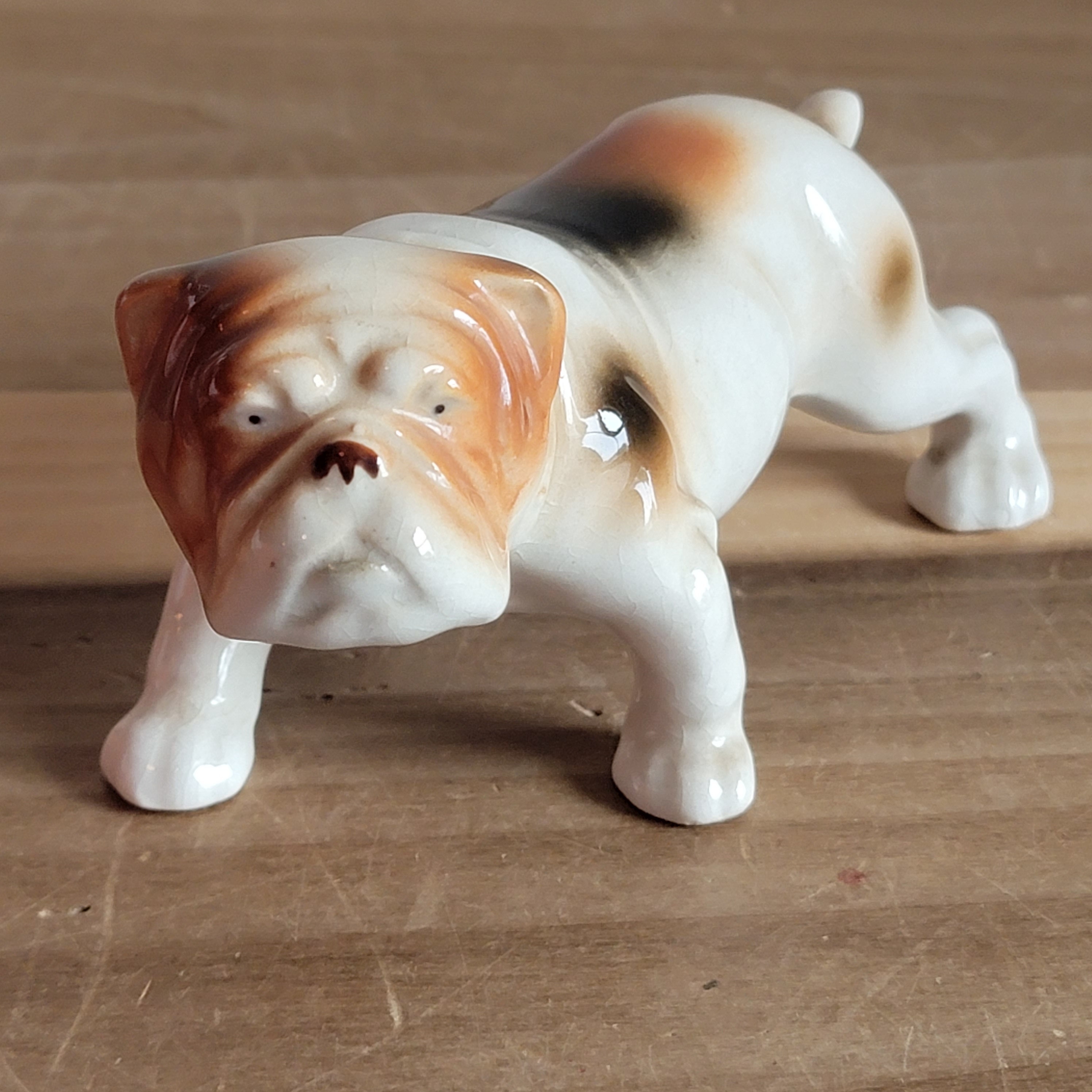 アンティーク雑貨 Vintage chalkware Bulldog Vintage chalkware Bulldog
