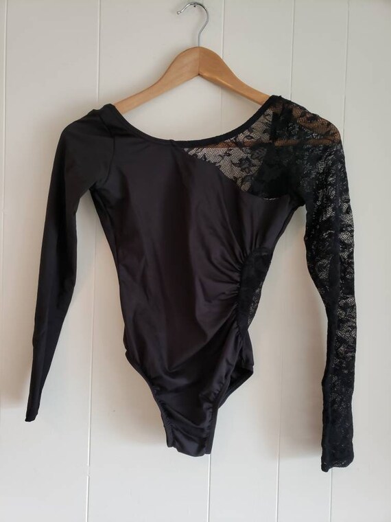 natalie leotard in black Gem