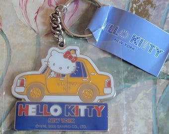 Vintage Hello Kitty New York Taxi Keychain, 2000 Y2K - Etsy