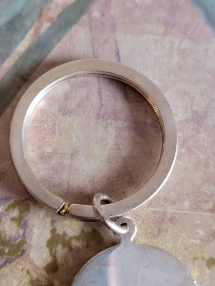 c843 美品　希少　ティファニー　2000 地球　アース　世界地図　キーリング c843 美品 希少 ティファニー 2000 地球 アース 世界地図 キーリング