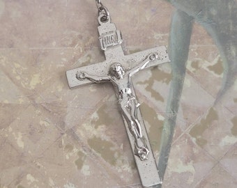 Flared Elegant Rosary Crucifix Italian Rosary Parts 