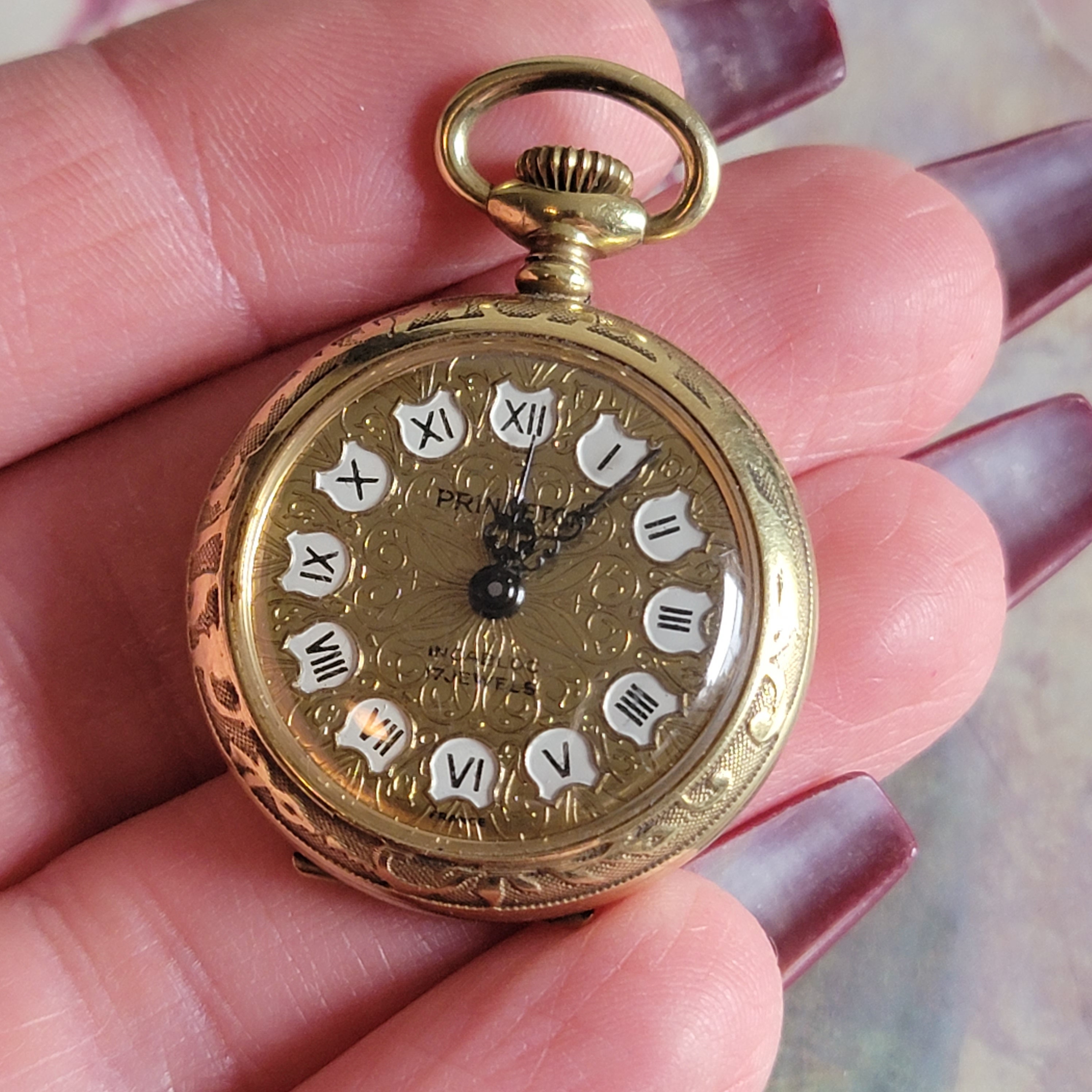 Dufonte 17 jewel pocket watch hot sale