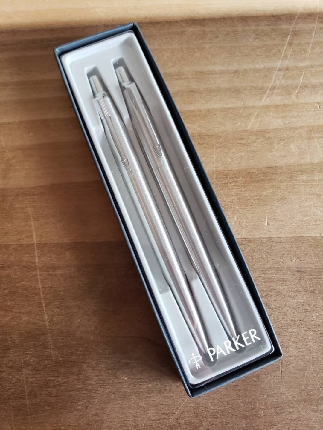 Vintage Dead Stock Parker Pen and Pencil Set Office Gift Original Box ...
