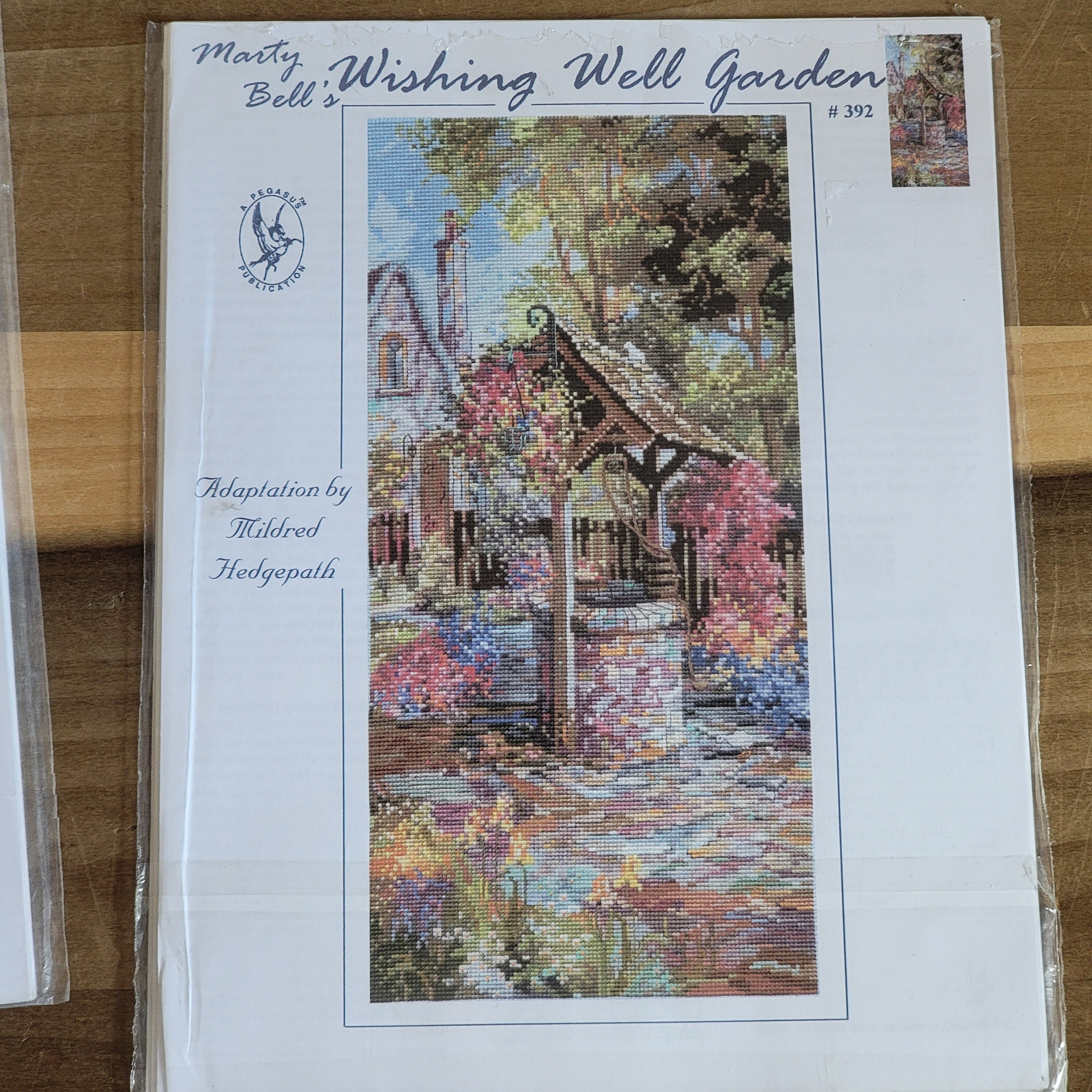 Vintage Marty Bell Cross Stitch Patterns: Tulip Time & Wishing